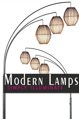 Modern Lamps - Light up your space with energy efficient, beautiful lighting fixtures.