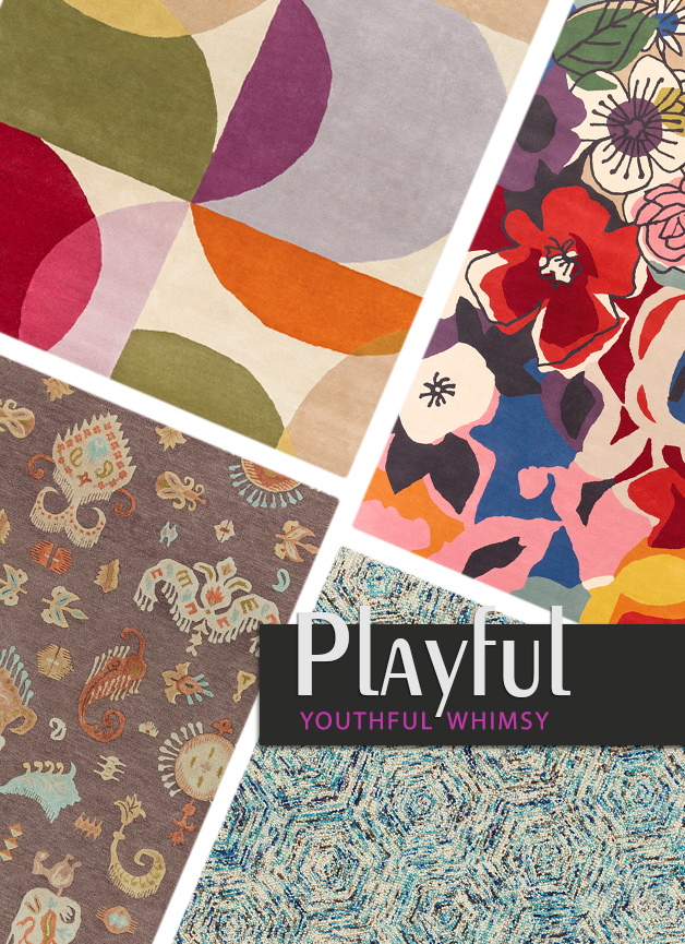 Playful Rugs, Playful Rug Collection, Playful Rug Designs