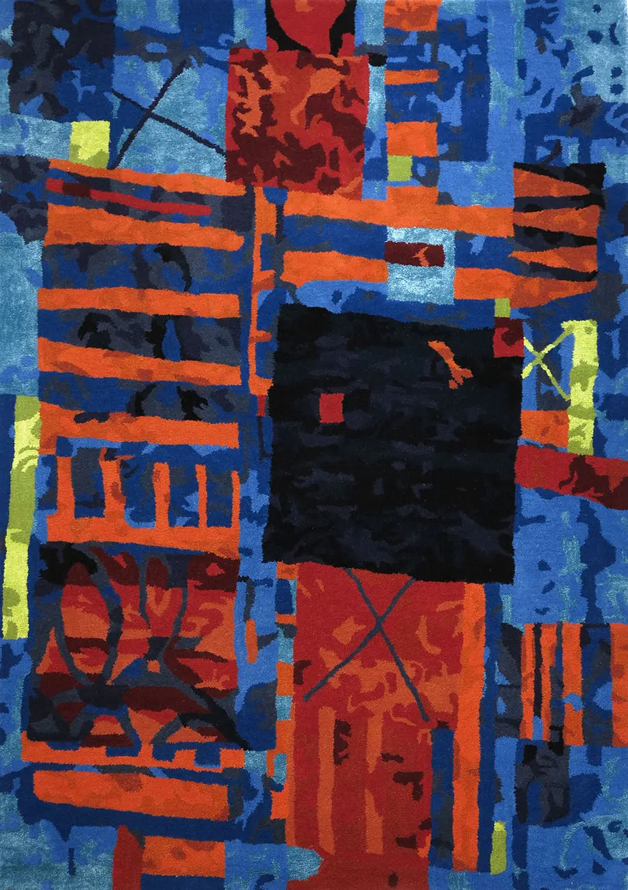 Foreign Accents Multi-Colored Wool Rug 2