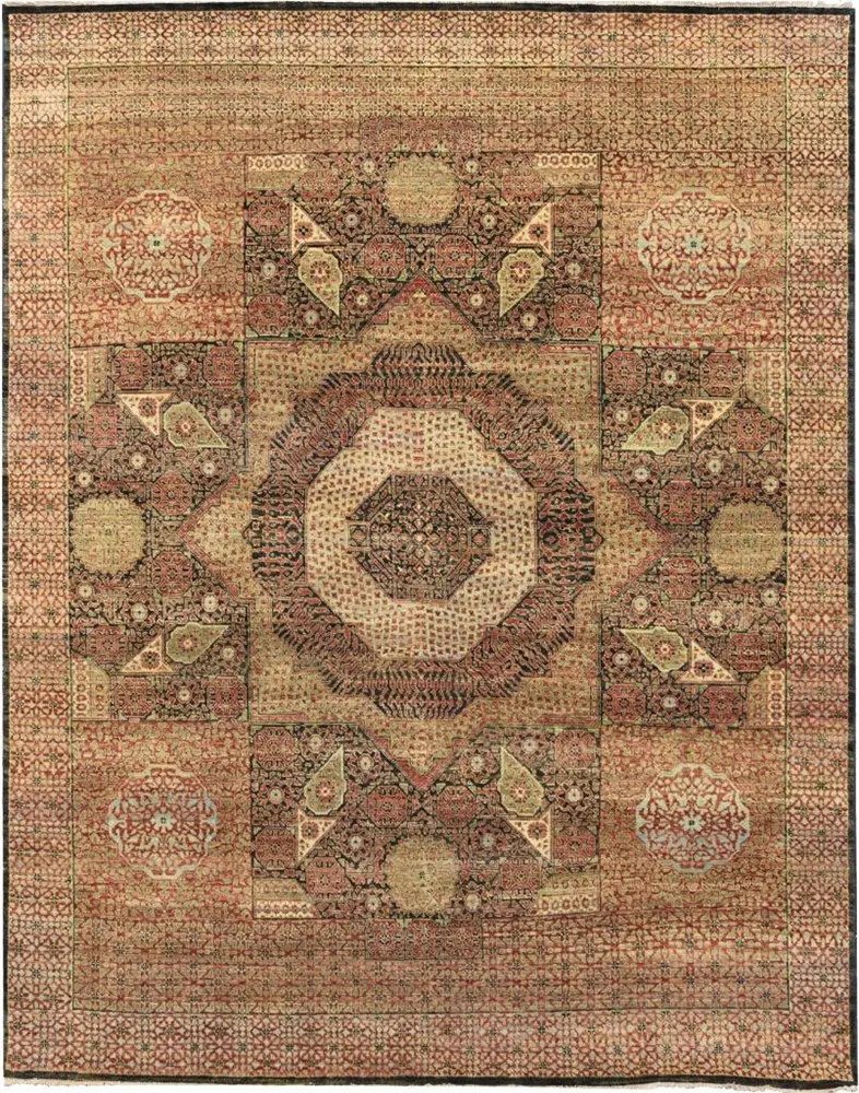 MPS Rugs Gray Traditional Wool Rug