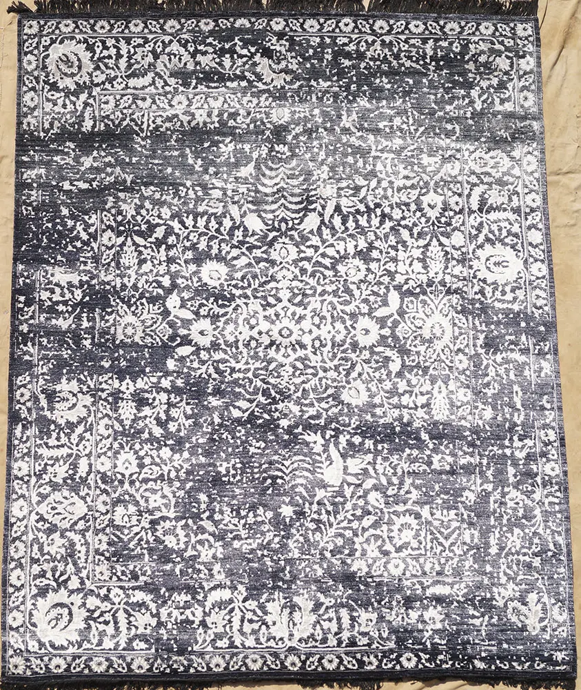 MPS Rugs Black Traditional Rug