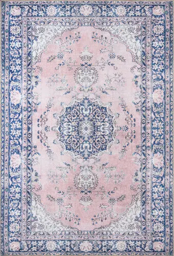 Momeni Afshar AFS30 Pink Power Loomed Synthetic Rug Product Image