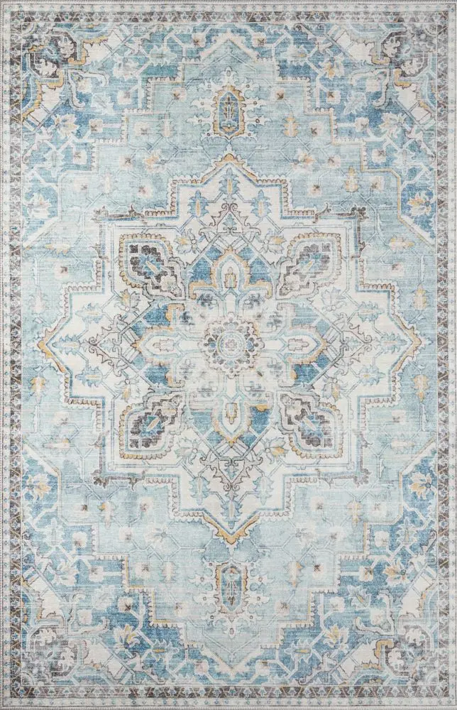 Afshar AFS32 Light Blue Rug