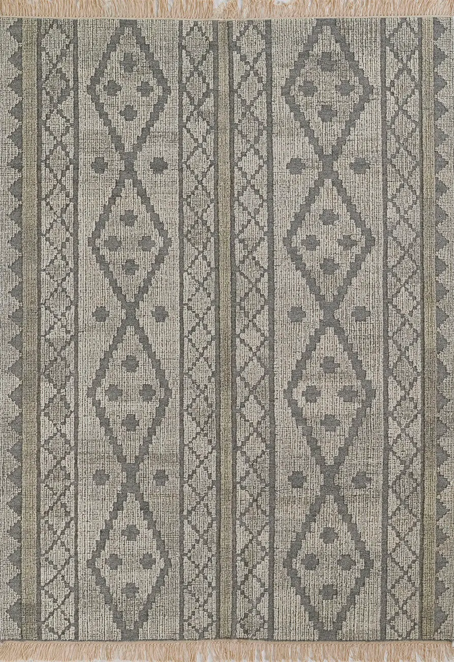 Bristol BRS-1 Beige Hand Woven Cotton Rug