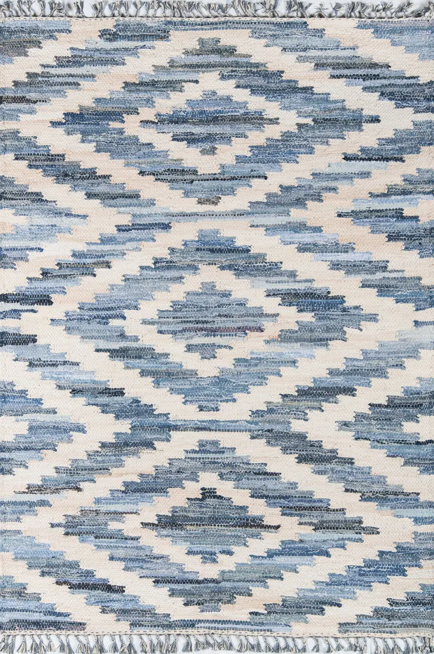 Modern Loom California CAL-2 Blue Traditional Rug