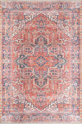 Momeni Chandler CHN-1 Red Power Loomed Cotton Rug Product Image