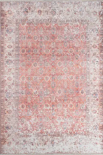 Momeni Chandler CHN-5 Red Power Loomed Cotton Rug Product Image