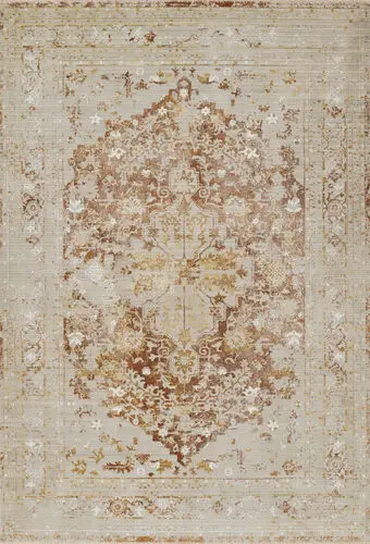 Momeni Cambridge CMB-1 Beige Power Loomed Silk Rug Product Image