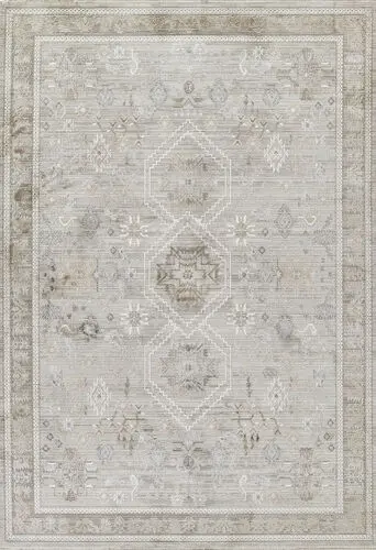 Momeni Cambridge CMB-3 Gray Power Loomed Silk Rug Product Image