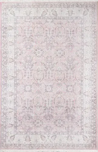 Momeni Helena HEL-4 Pink Power Loomed Cotton Rug Product Image