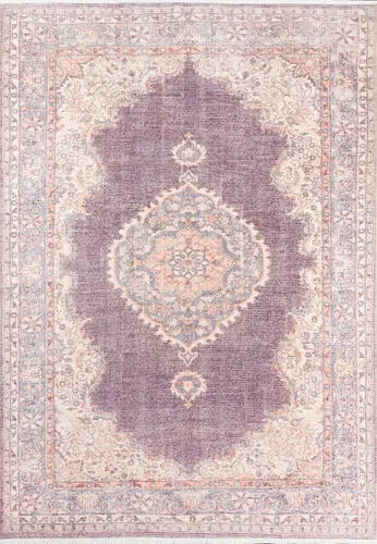 Momeni Helena HEL-5 Purple Power Loomed Cotton Rug Product Image