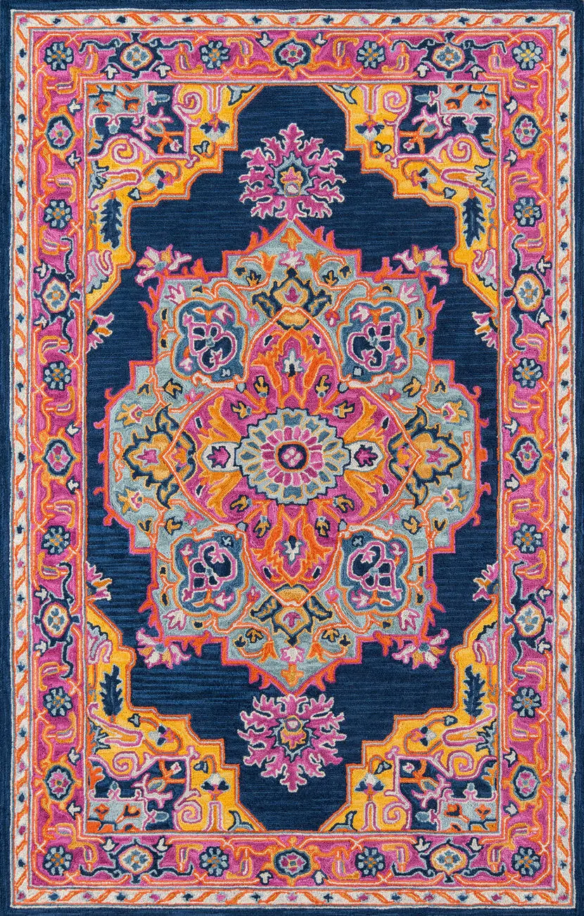 Ibiza IBI-1 Multi-Colored Hand Tufted Wool Rug