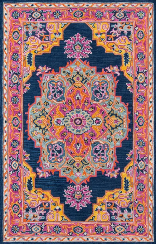 Momeni Ibiza IBI-1 Multi-Colored Hand Tufted Wool Rug