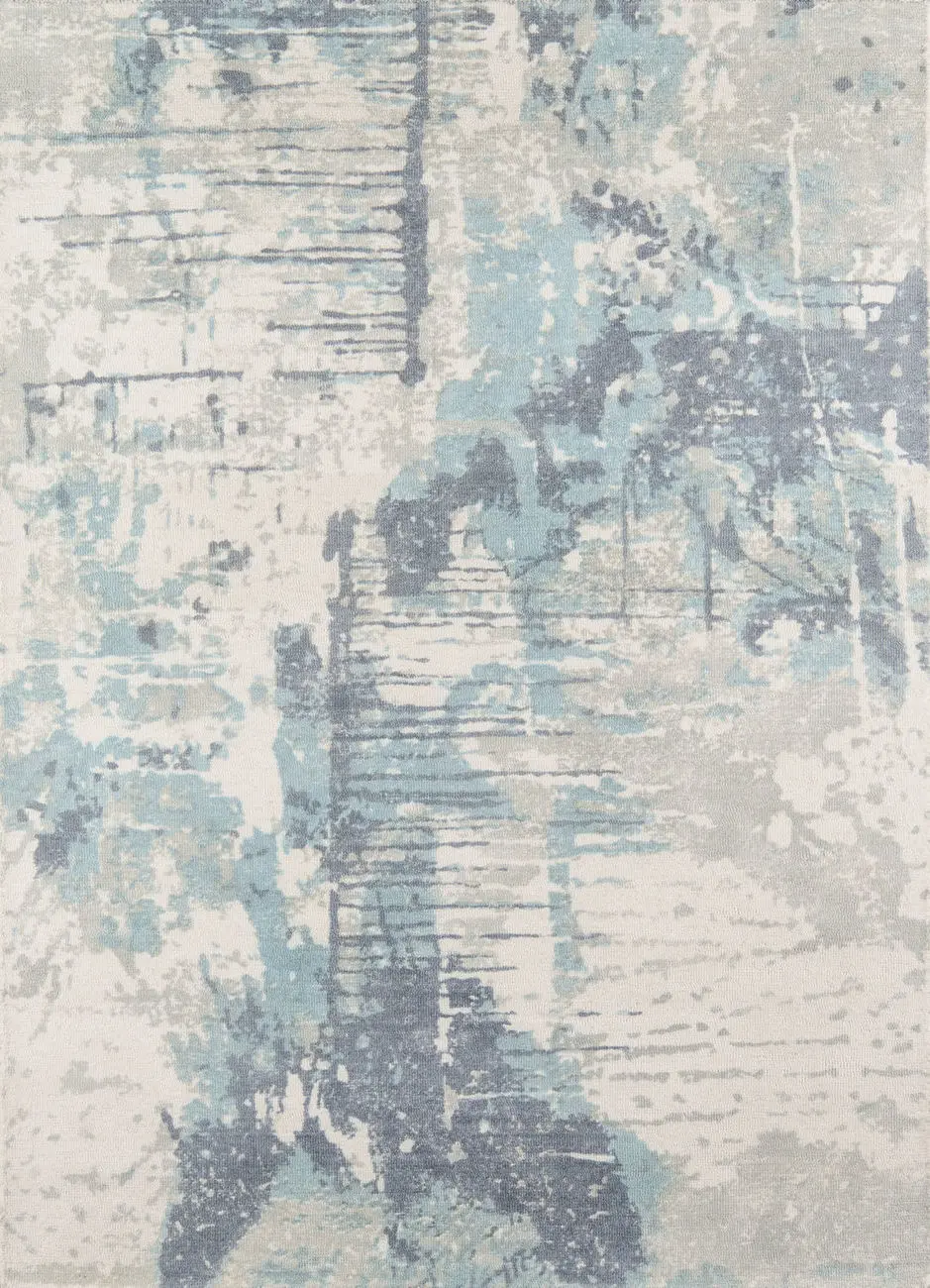 Modern Loom Illusions IL-04 Blue Rug
