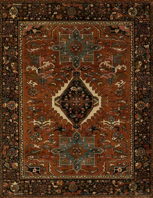 Momeni Karajeh KAJ-1 Red Rug