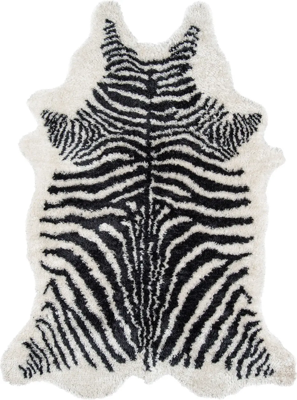 Modern Loom Kalahari KAL-1 Black Animal Print Rug