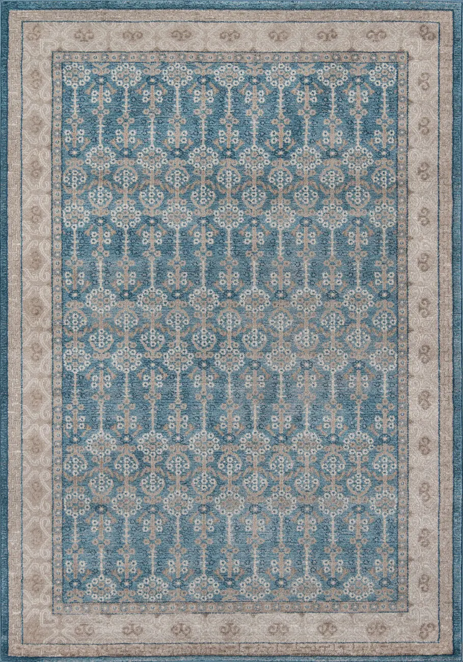 Kerman KE-04 Blue Rug