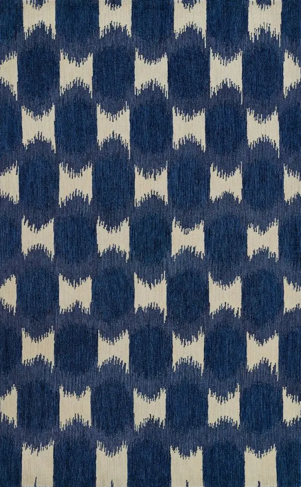 Leiden LEI-1 Navy Rug