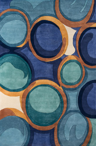 Momeni New Wave NW133 Blue Rug Product Image