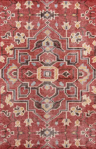 Momeni Ophelia OPH-1 Red Hand Knotted Cotton Rug Product Image