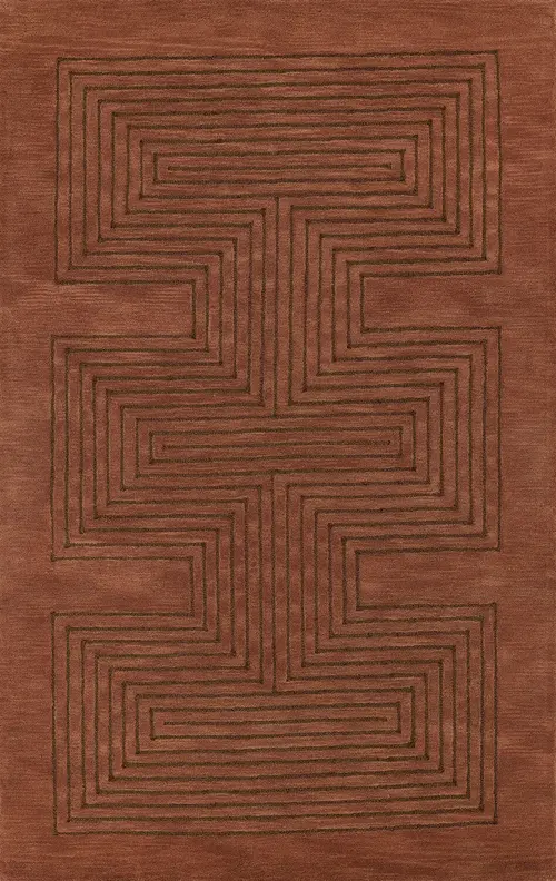 Momeni Simba SIM-3 Brown Hand Tufted Wool Rug