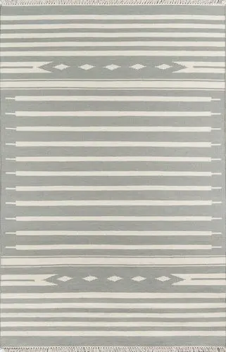 Modern Loom Thompson THO-1 Grey Abstract Rug Product Image