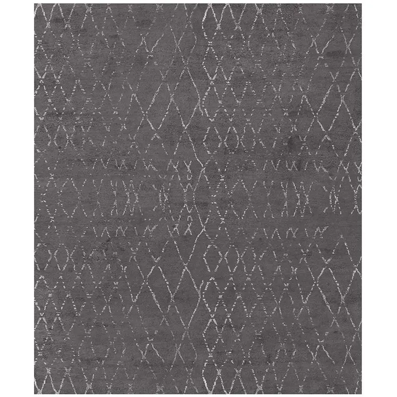 By Second Studio Cetona C1200 Mid Grey Silk Rug