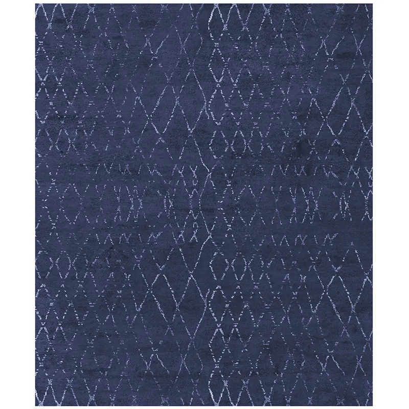 By Second Studio Cetona C1202 Estate Blue Silk Rug