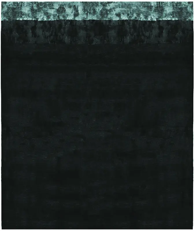 By Second Studio Santa Venere Sv422 Dark Green Silk Rug