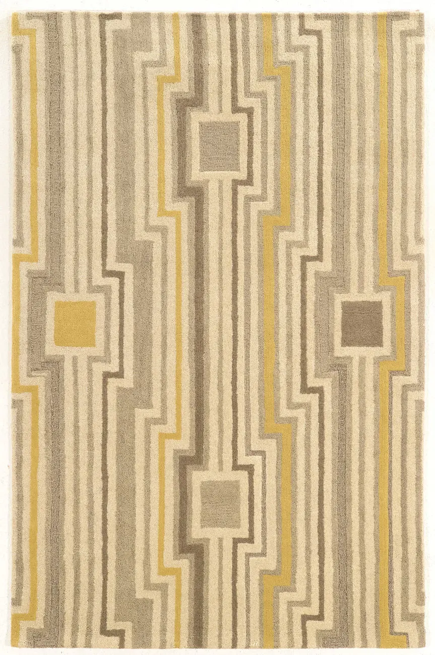 Linon Beige Patterned Rug 31