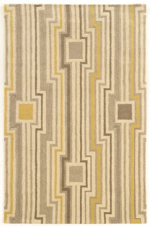 Linon Beige Patterned Rug 31