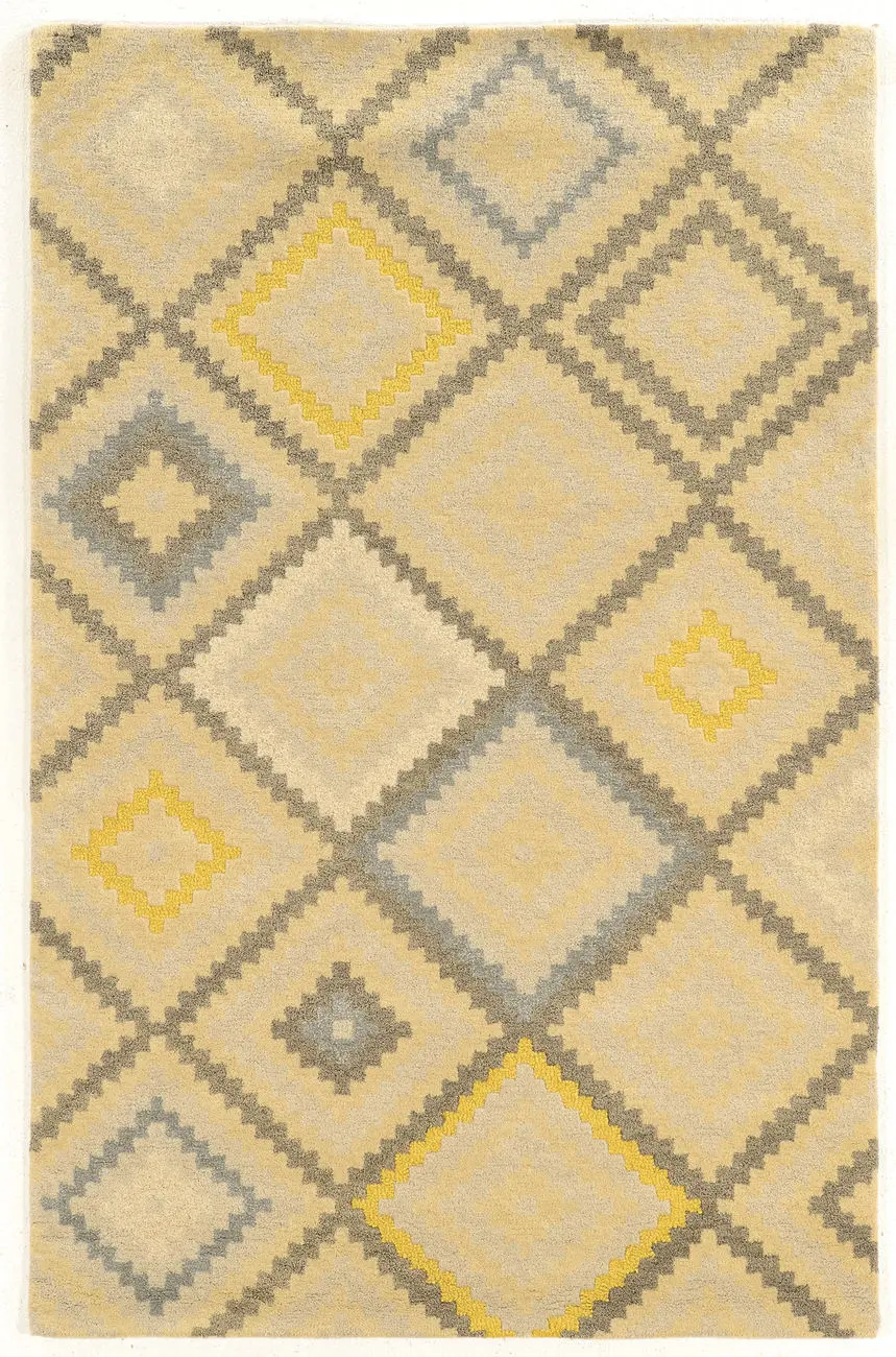 Linon Beige Patterned Rug 33