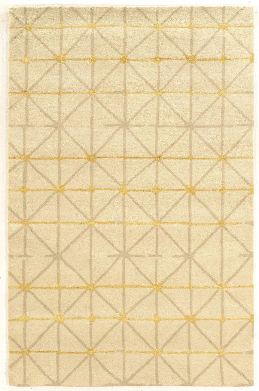 Linon Beige Patterned Rug 34