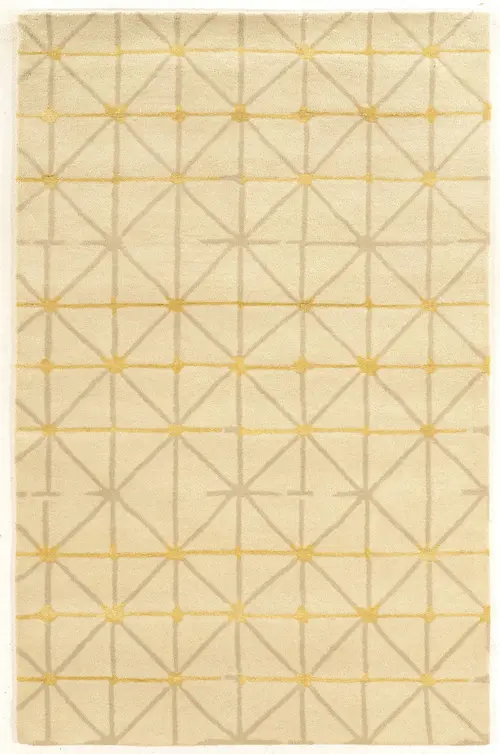 Linon Beige Patterned Rug 34