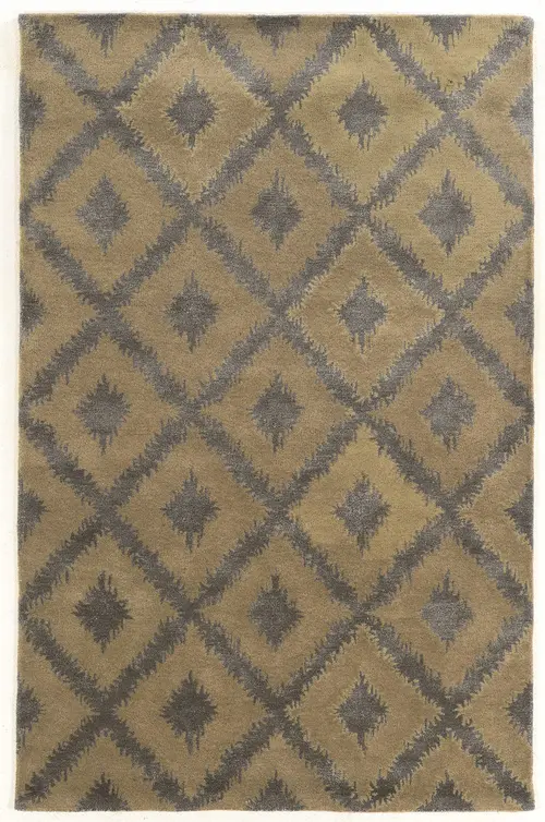 Linon Brown Patterned Rug 20