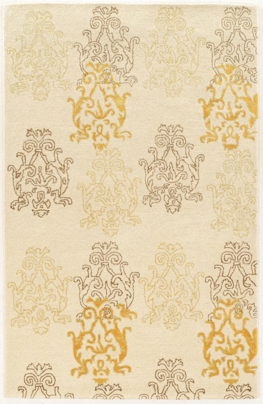 Linon Beige Patterned Rug 39