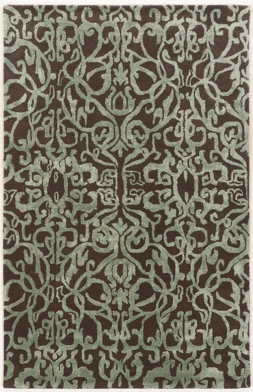 Linon Brown Patterned Rug 22