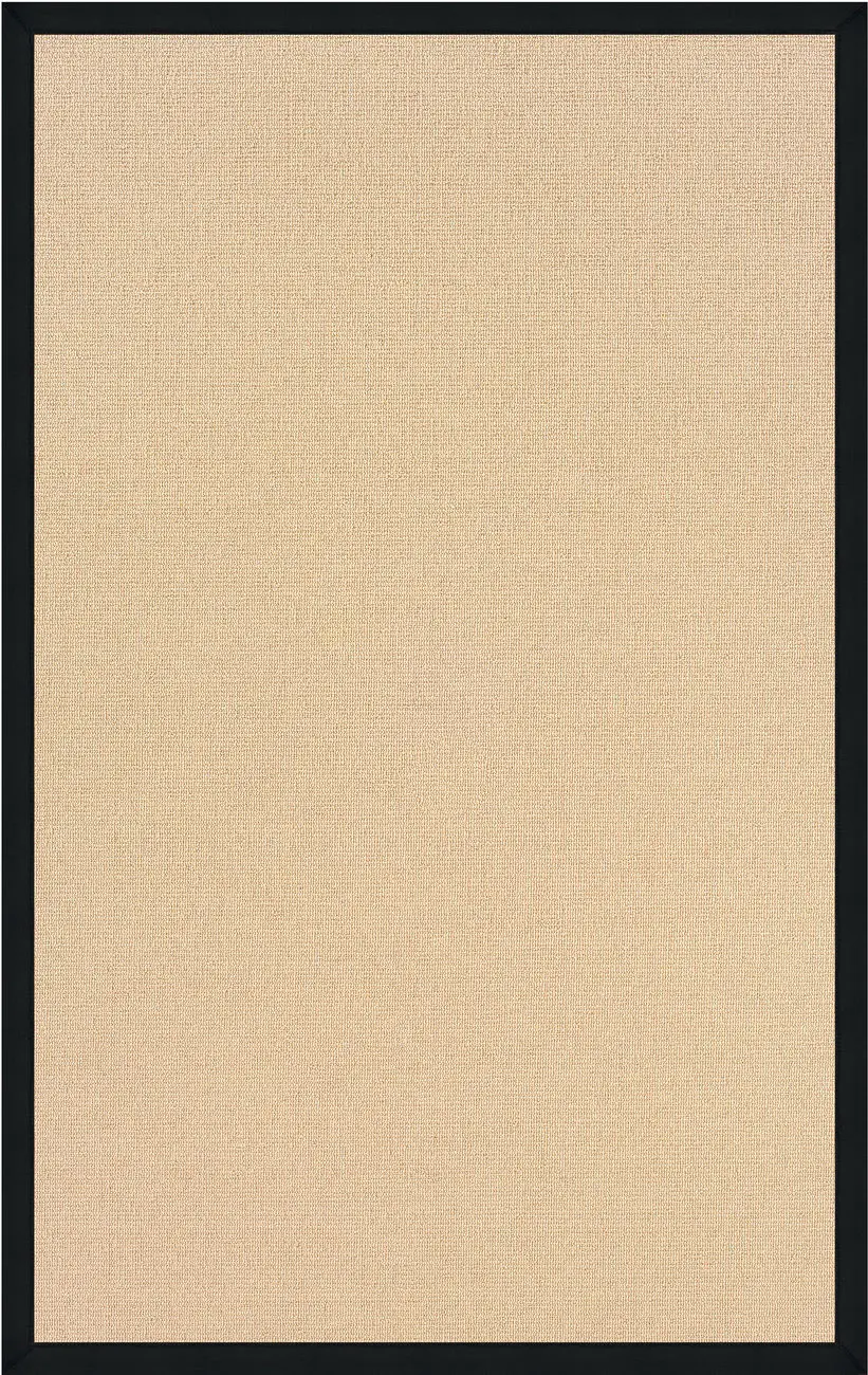 Linon Beige Flatweave Wool Rug