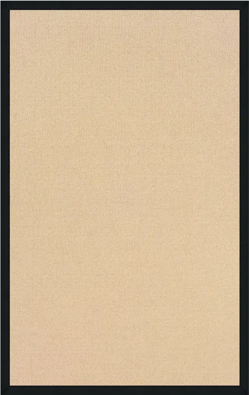 Linon Beige Flatweave Wool Rug