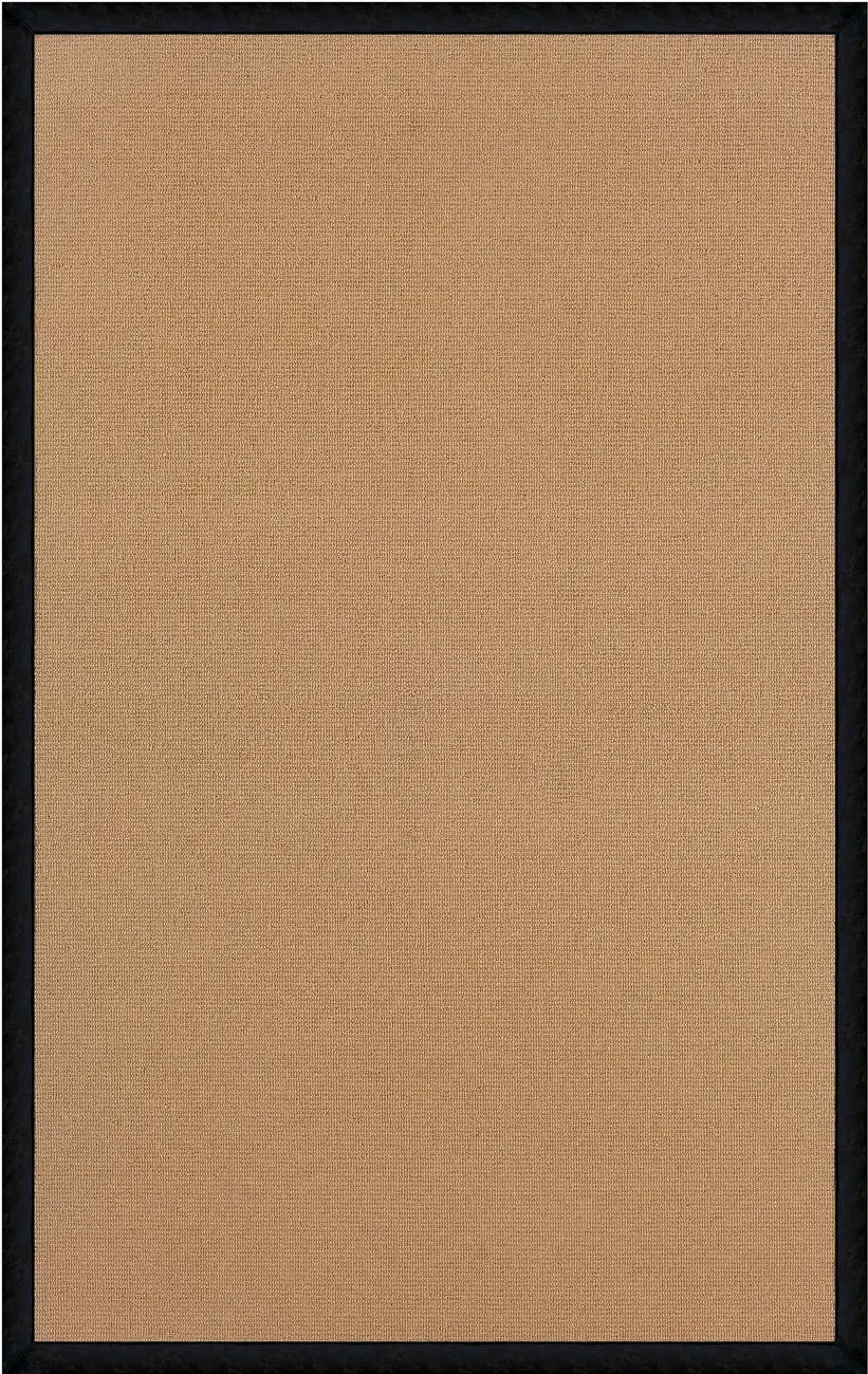Linon Beige Bordered Flatweave Rug