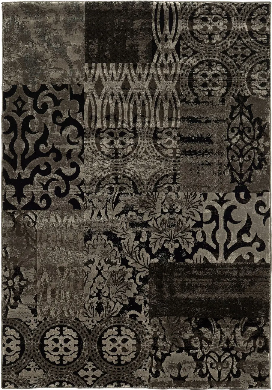 Linon Brown Patterned Rug 19