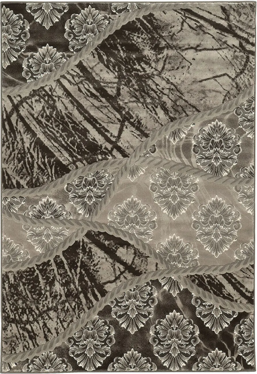 Linon Brown Pop Art Rug 2