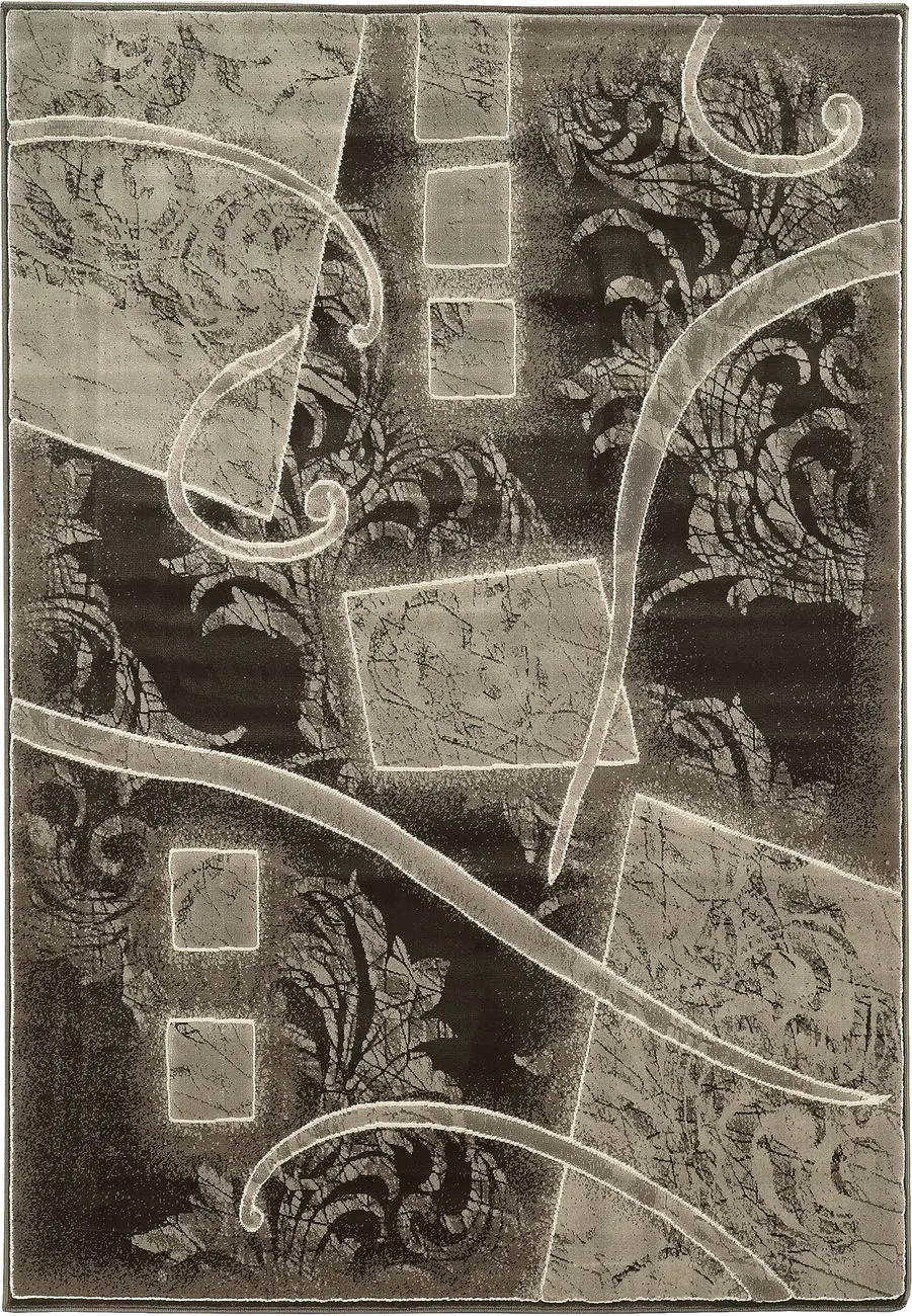 Linon Brown Transitional Rug 4