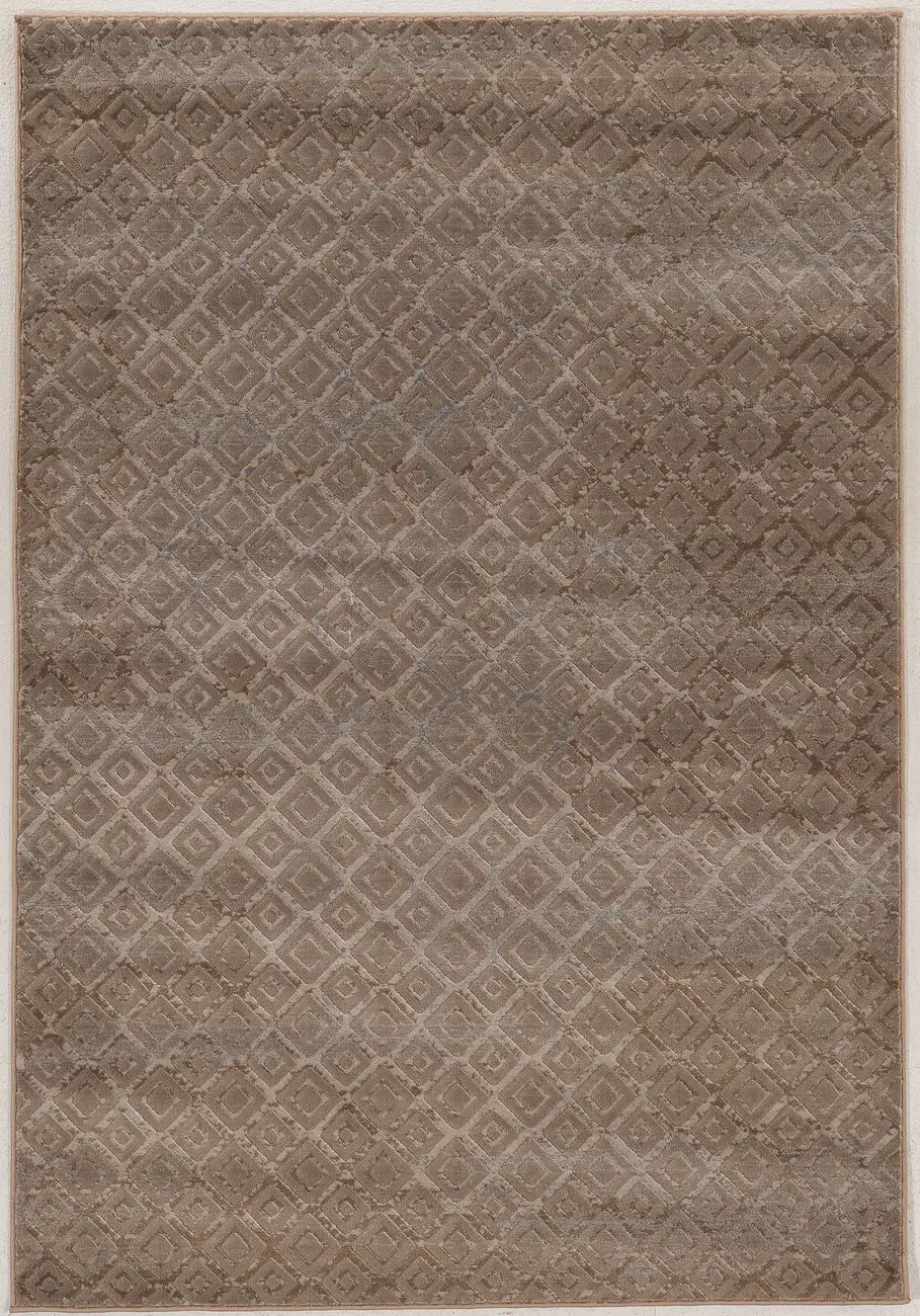 Linon Beige Traditional Rug