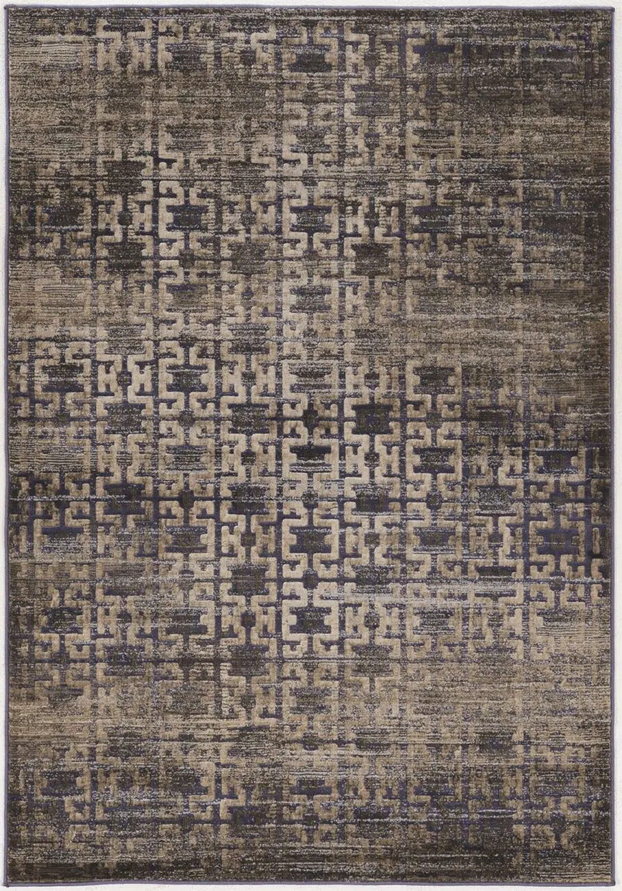 Linon Gray Traditional Rug 4