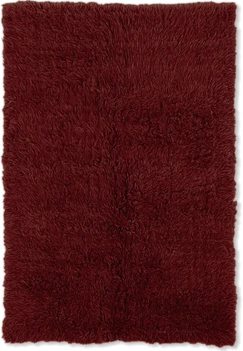 Linon Red Wool Rug