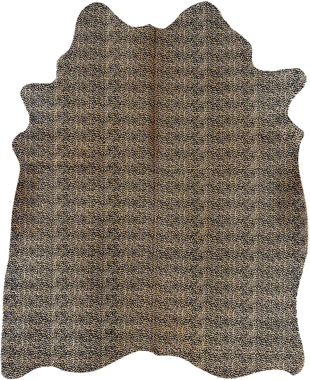 Linon Brown Cow Hide Rug 9