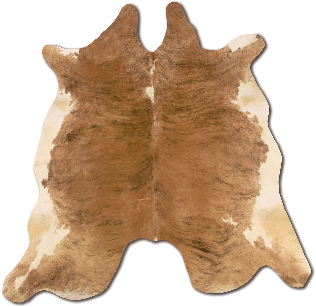 Linon Brown Cow Hide Rug 10