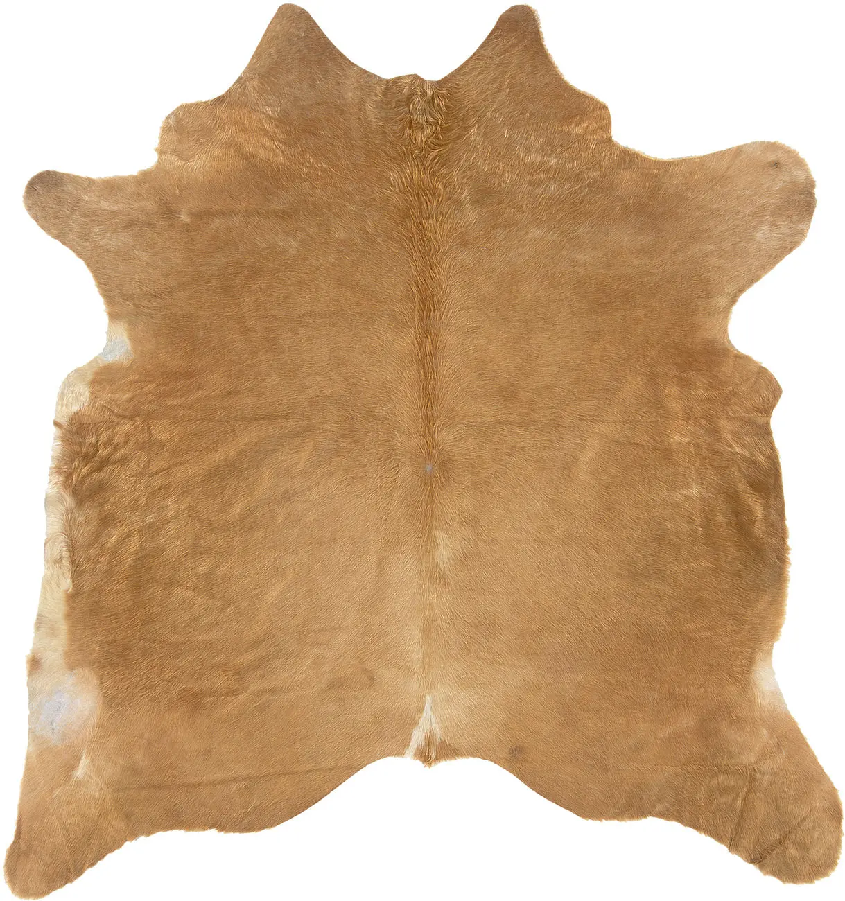 Linon Brown Cow Hide Rug
