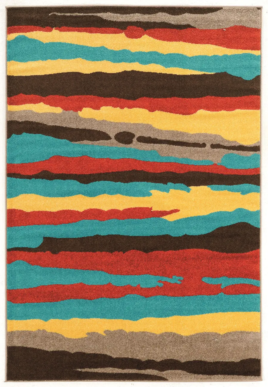 Linon Multi-Colored Rug 4